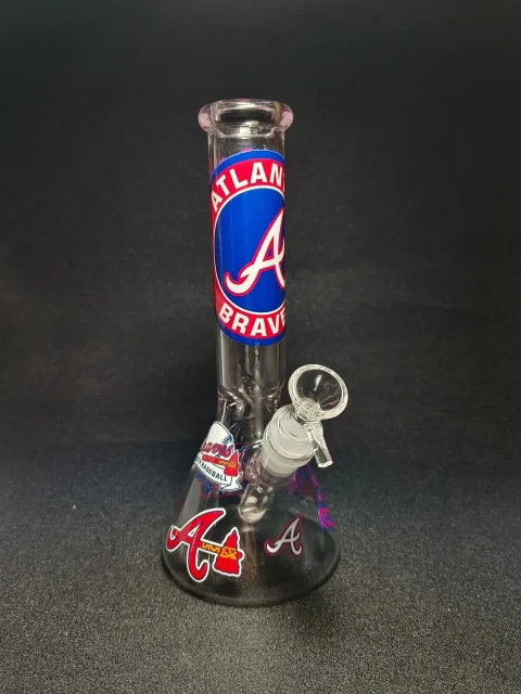 10 Atlanta Braves Beaker Glass Bong