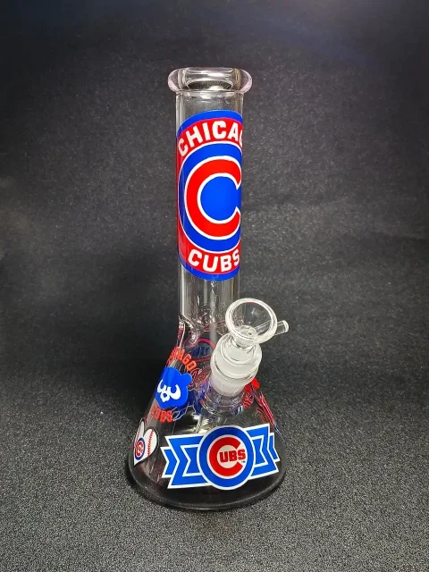 10 Chicago Cubs Beaker Glass Bong
