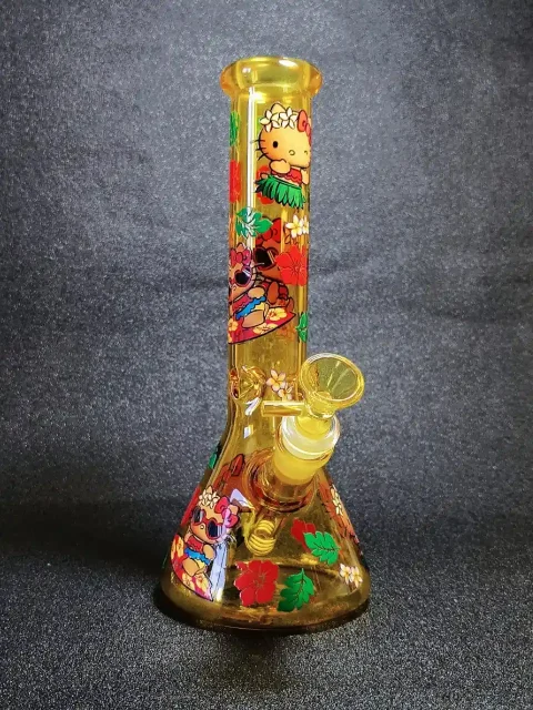 10 Hello Kitty Tropical Beach Beaker Bong
