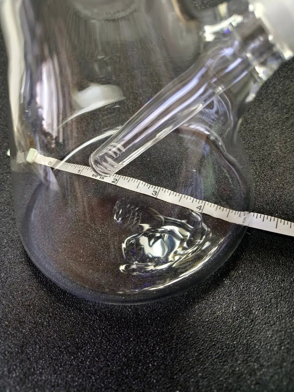 10-Inch 5mm Thick Beaker Glass Bong (Amber Cobalt Blue)