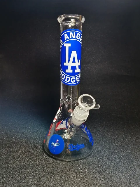 10 LA Dodgers Beaker Glass Bong