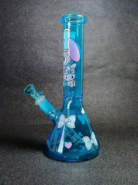 10 My Melody Blue Dream Beaker Glass Bong-2 10 My Melody Blue Dream Beaker Glass Bong