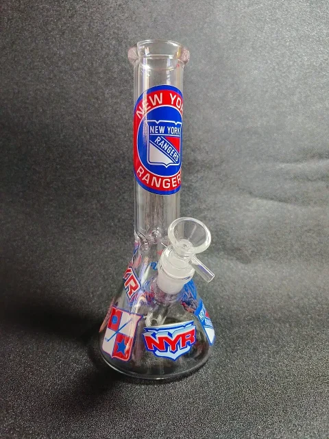 10 New York Rangers Beaker Glass Bong