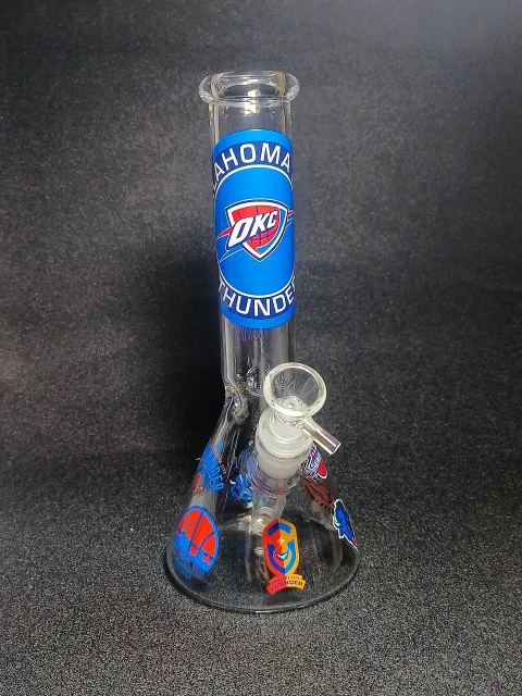 10 OKC Thunder Beaker Glass Bong