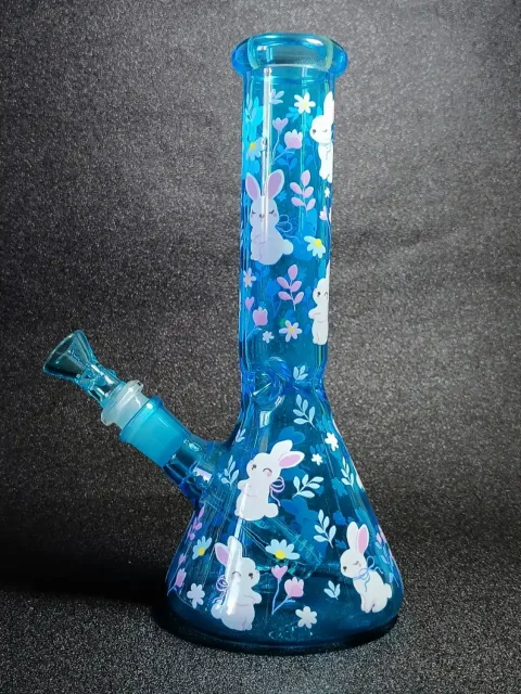 10 Rabbit Forest Blue Dreamy Bunny Beaker Bong-2 10 Rabbit Forest Blue Dreamy Bunny Beaker Bong