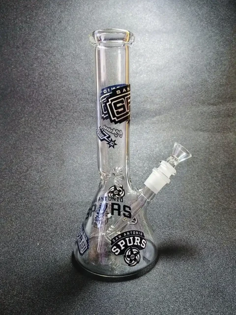 10 San Antonio Spurs Beaker Glass Bong-2 10 San Antonio Spurs Beaker Glass Bong