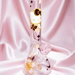 10" Black & Gold Hello Kitty Beaker Glass Bong