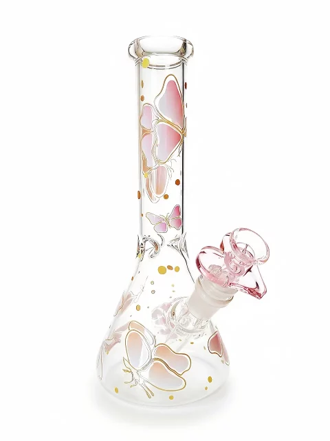 10" Butterfly Dream Beaker Glass Bong
