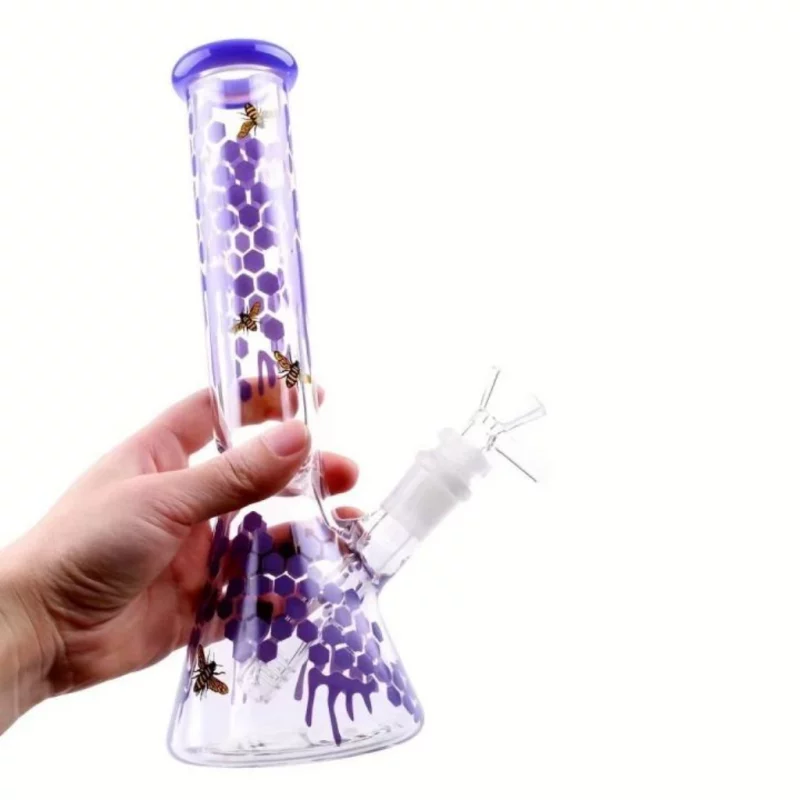 Bumblebee & Beehive Bong Purple