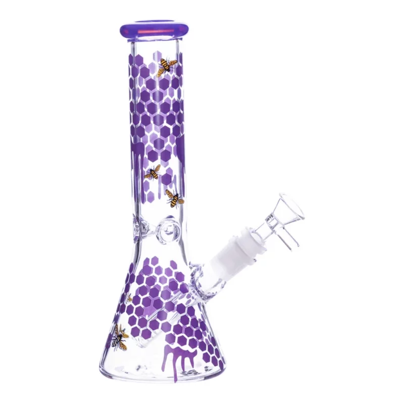 Bumblebee & Beehive Bong Purple