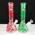 10" Sweet Hive Glow Beaker Glass Bong