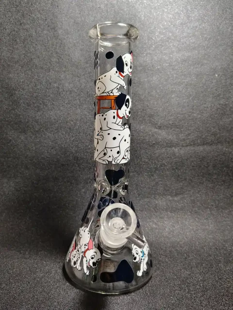 101 Dalmatians Paw Print Beaker Glass Bong