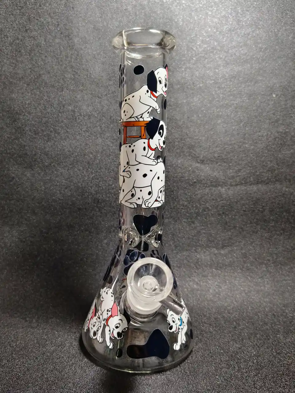 101 Dalmatians Paw Print Beaker Glass Bong