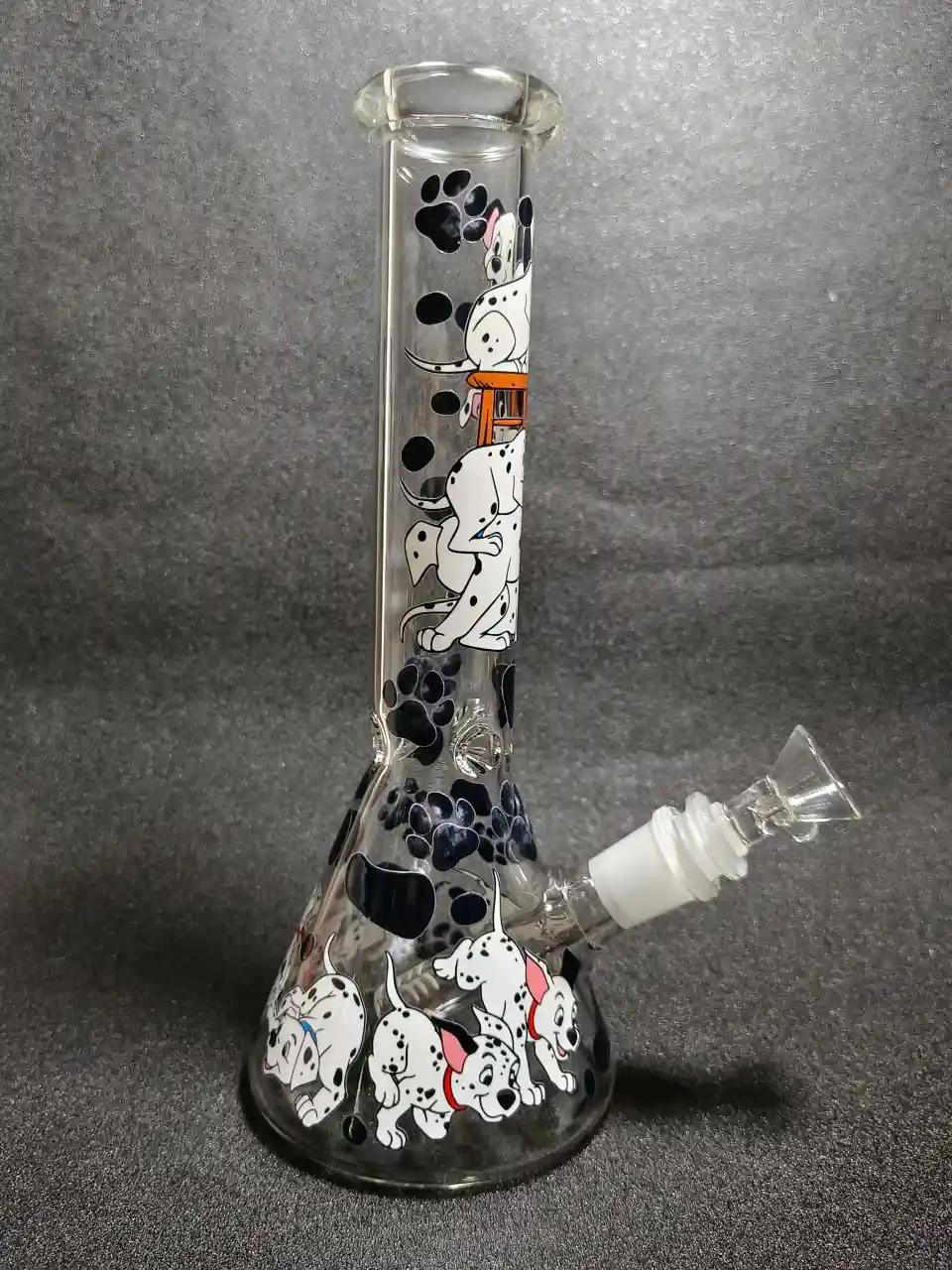 101 Dalmatians Paw Print Beaker Glass Bong