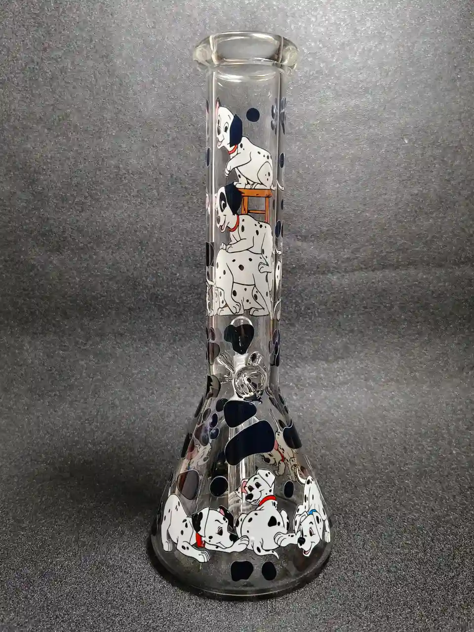 101 Dalmatians Paw Print Beaker Glass Bong