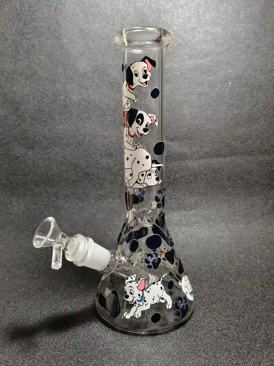 101 Dalmatians Paw Print Beaker Glass Bong