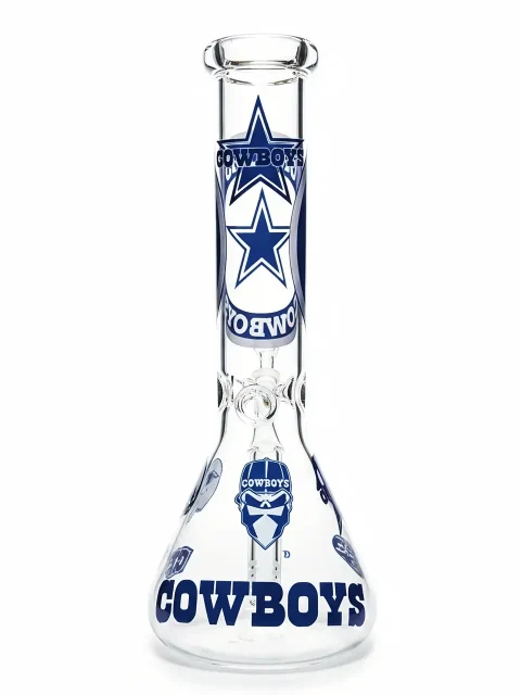 10″ Dallas Cowboys Home Series Beaker Glass Bong | Lone Star Glory 10″ Dallas Cowboys Home Series Beaker Glass Bong | Lone Star Glory