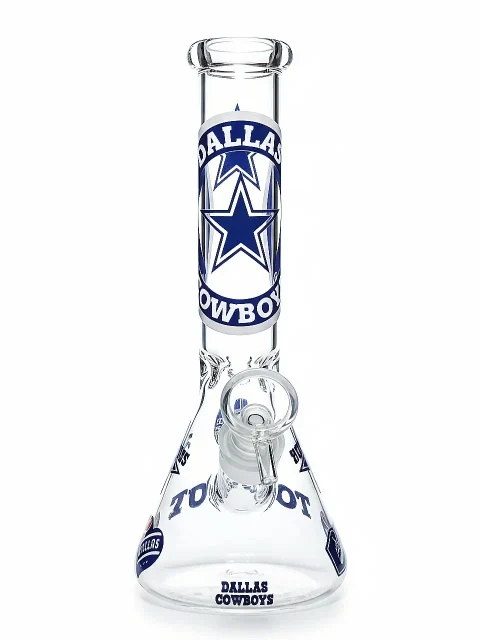 10″ Dallas Cowboys Home Series Beaker Glass Bong | Lone Star Glory