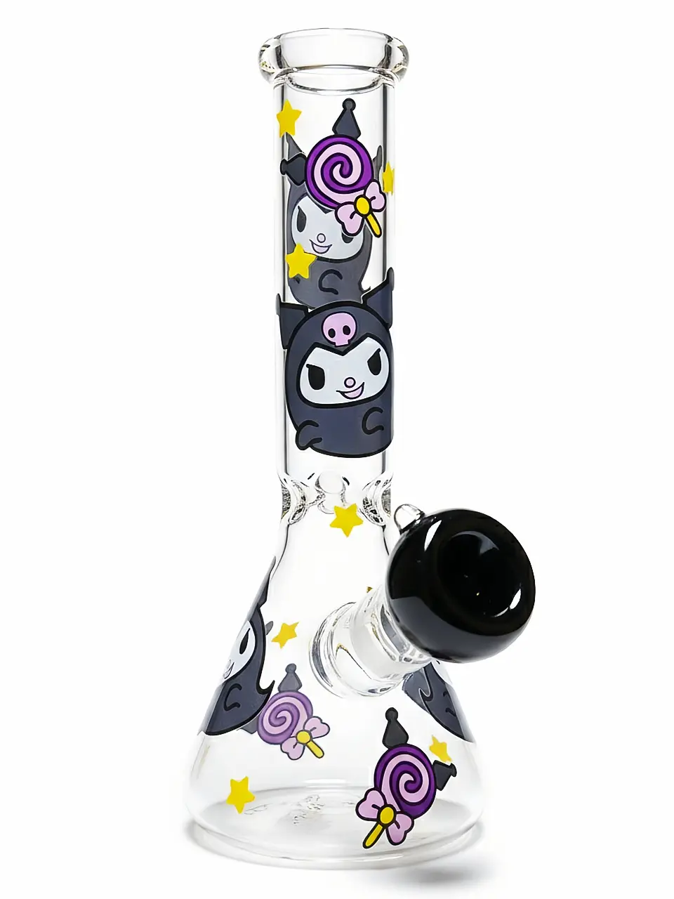 10″ Dark Sweetheart Kuromi Beaker Glass Bong