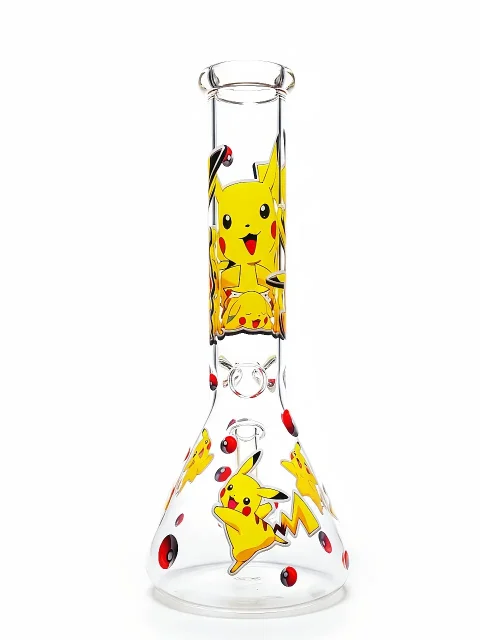 10″ Pikachu Power Beaker Glass Bong 10″ Pikachu Power Beaker Glass Bong