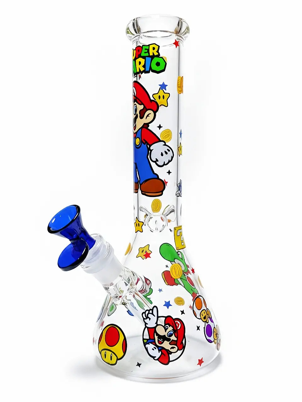 10″ Super Mario Adventure World Beaker Glass Bong