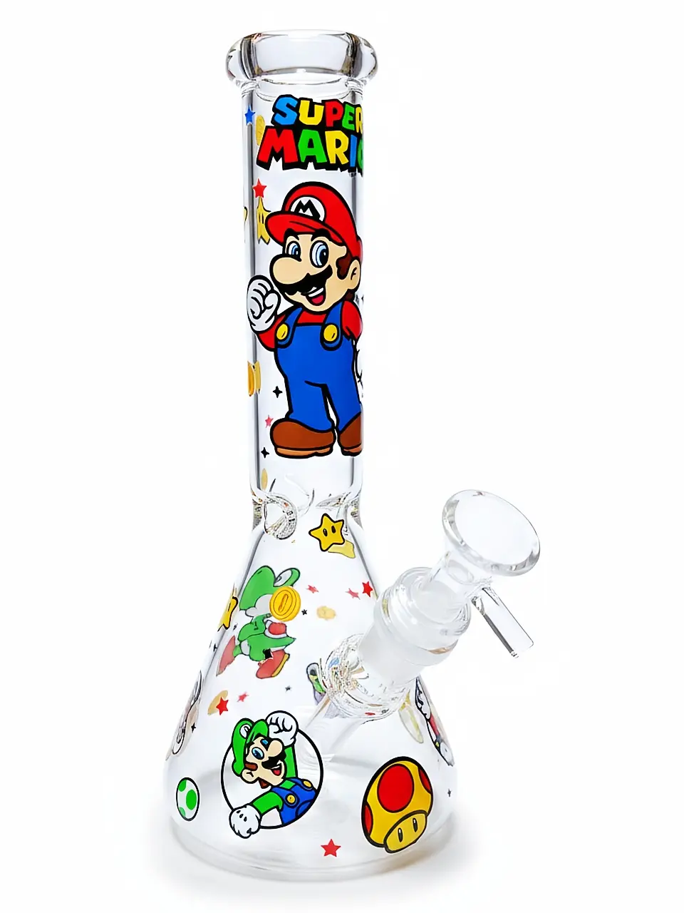 10″ Super Mario Adventure World Beaker Glass Bong