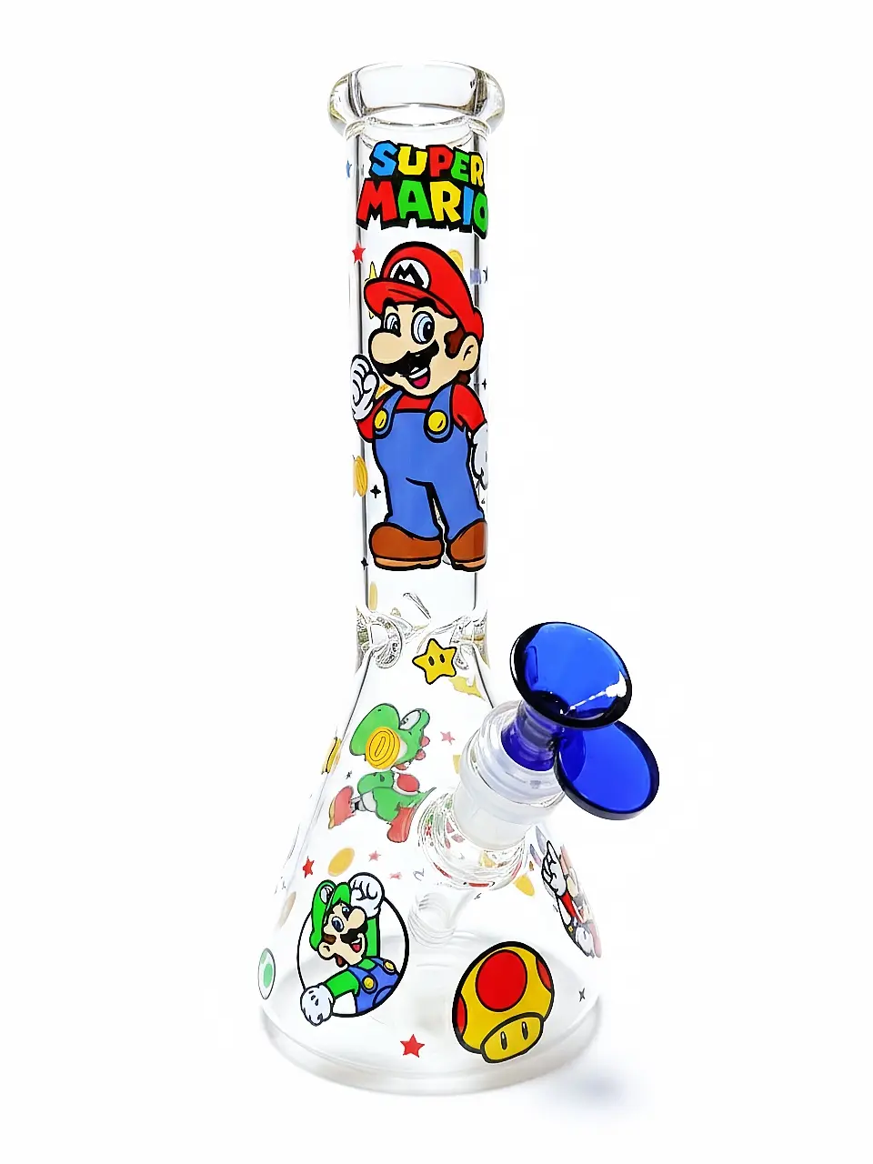 10″ Super Mario Adventure World Beaker Glass Bong