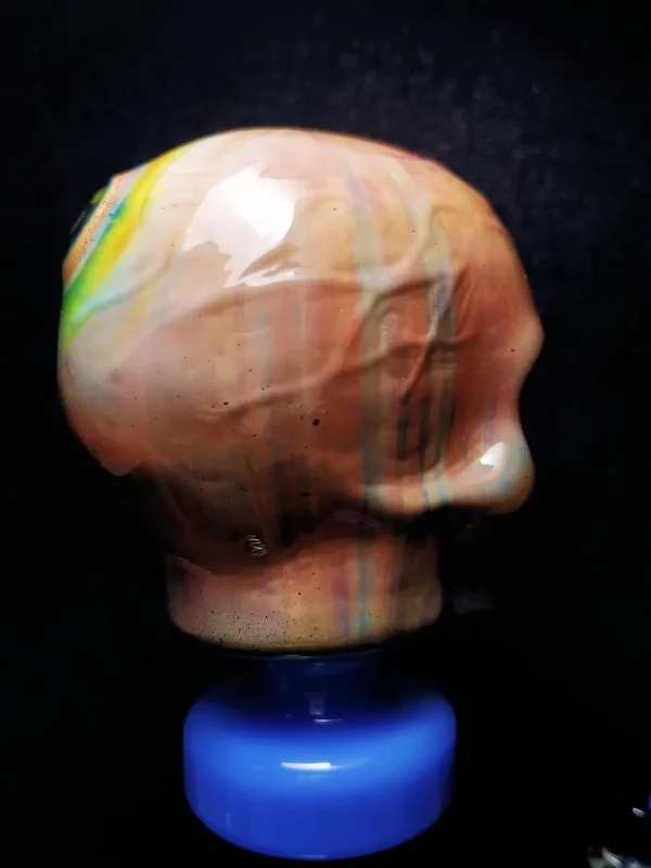 11.5" Hunky Dory Skull Cool Glass Bong