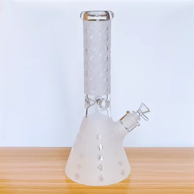 12.5" LV Pattern Beaker Glass Bong | 9mm Extra Thick