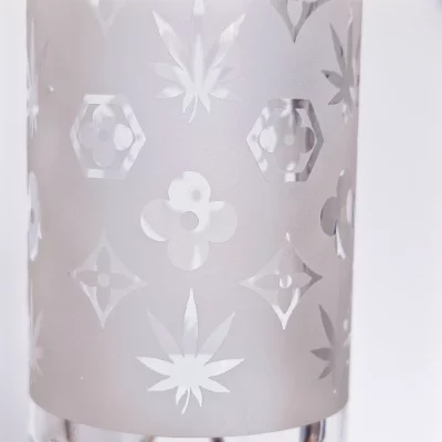12.5" LV Pattern Beaker Glass Bong | 9mm Extra Thick