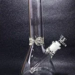 12" 7mm Thick Clear Glass Beaker Bong