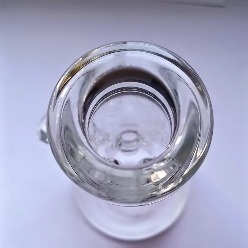 12 clear beaker bong 9mm extra thick unbreakable mouthpiece