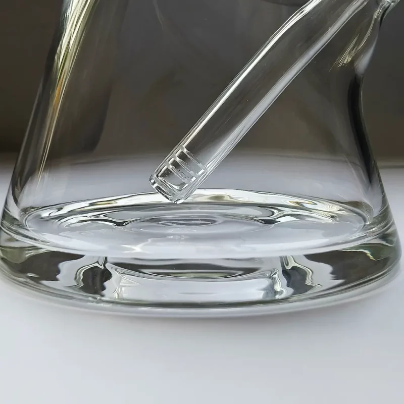 12 clear beaker bong 9mm extra thick unbreakable water chamber