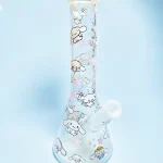 13" 5mm Thick Cinnamoroll x Cookies Beaker Glass Bong