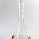 13" 5mm Cookies White Glass Beaker Bong