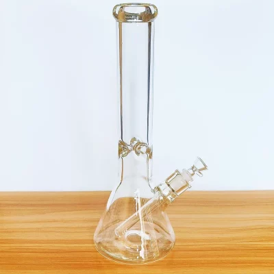 14" Big Clear Glass Beaker Bong | 7mm Thick