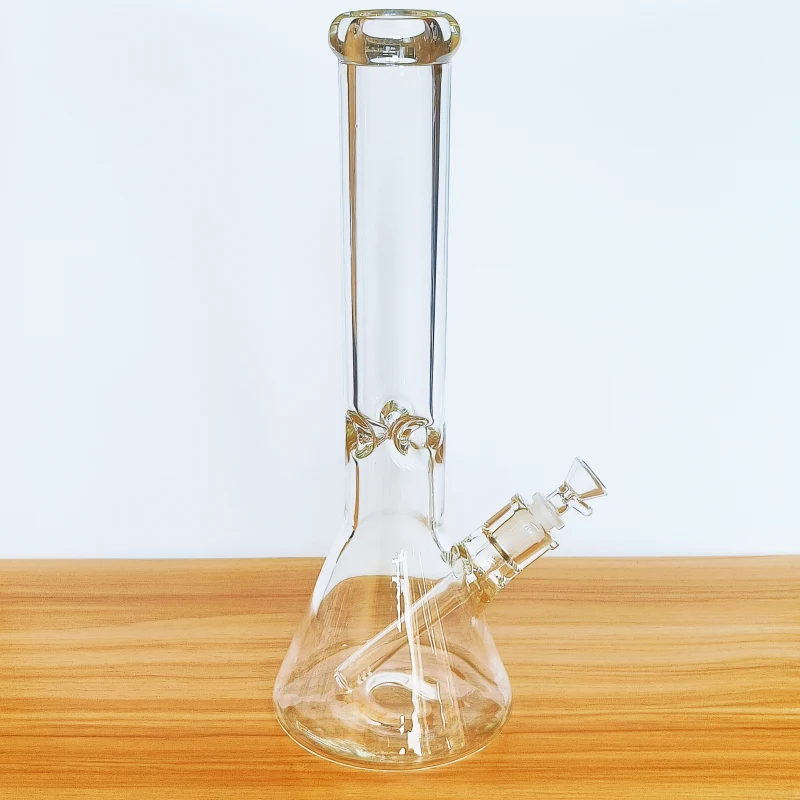 14" Big Clear Glass Beaker Bong | 7mm Thick