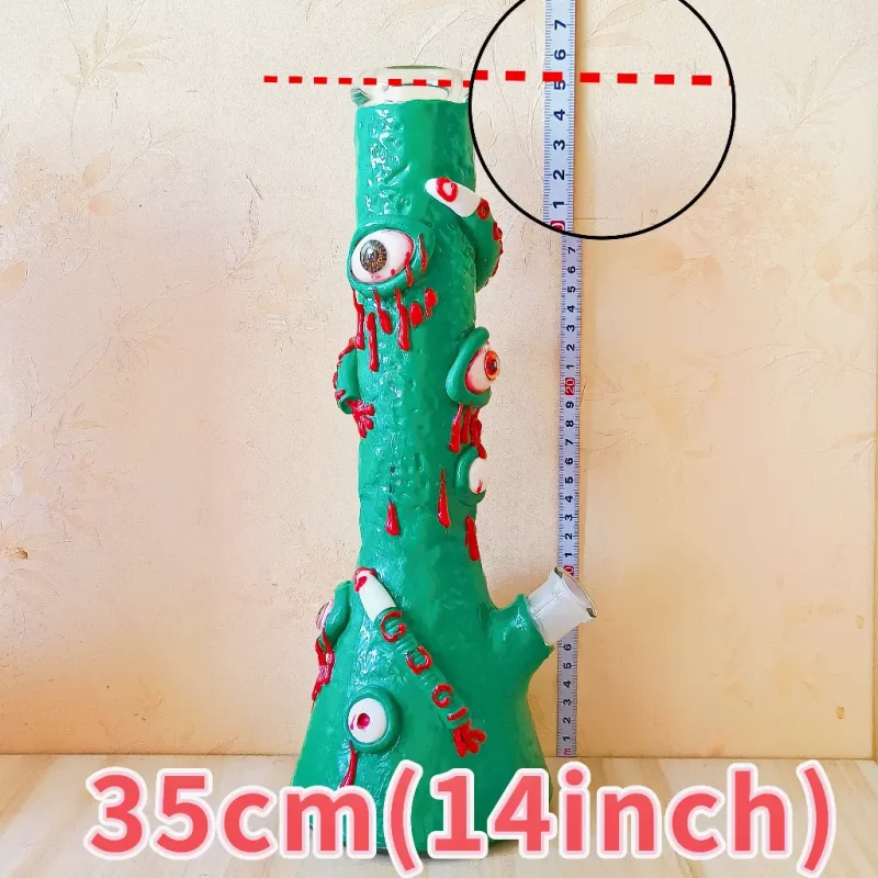 14 inch green monster bong 35cm height