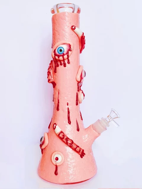 14 inch pink monster bong