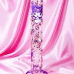 14" Kuromi Dark Lolita Straight Tube Glass Bong