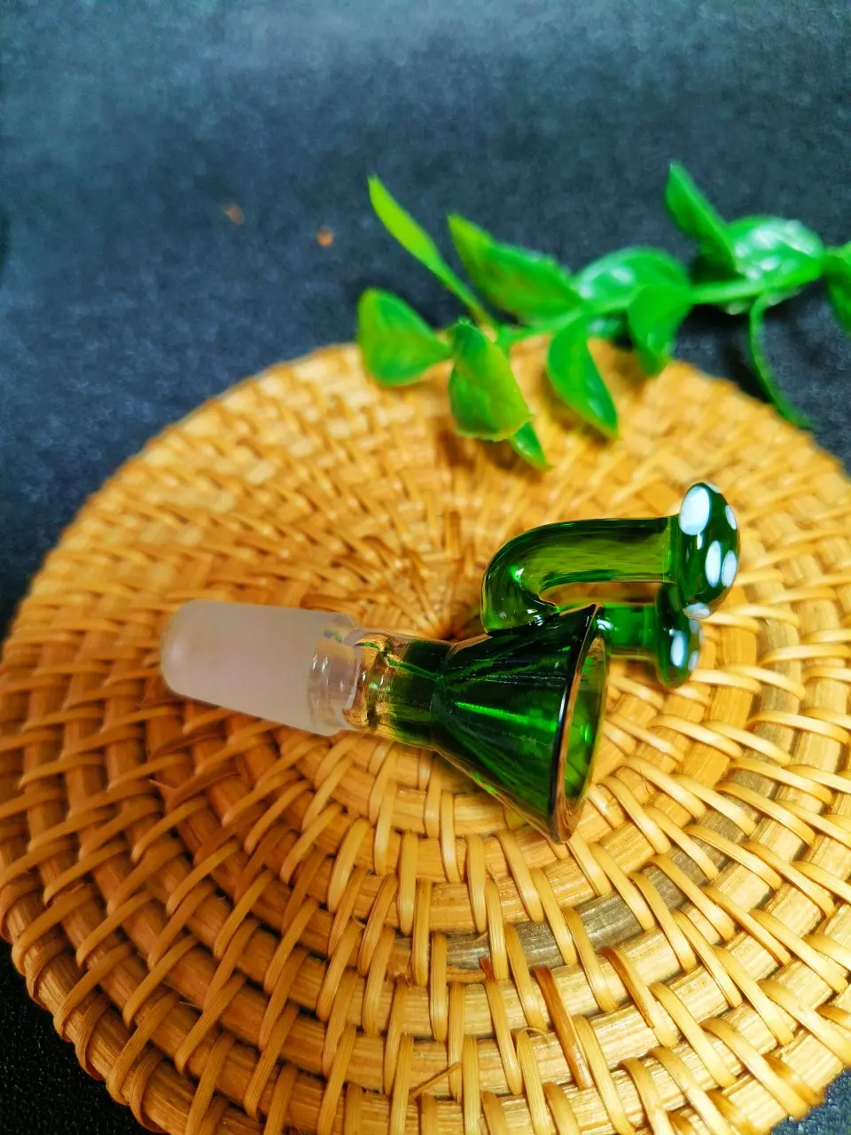 14mm 3D Mushroom Handle Glass Bong Bowl