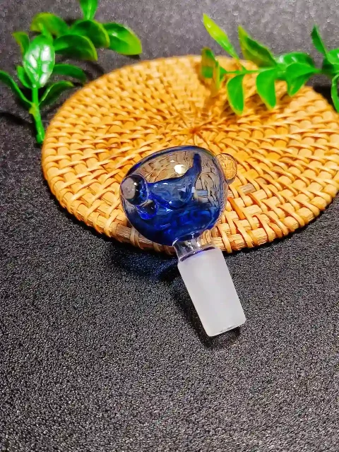 14mm Male Bubble Style Glass Bong Bowl-6 14mm Male Bubble Style Glass Bong Bowl
