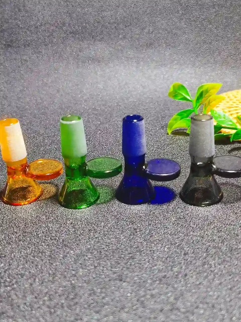 14mm Male Minimalist Tabbed Glass Bong Bowl