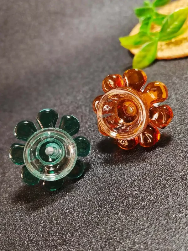 14mm Flower Petal Glass Bong Bowl