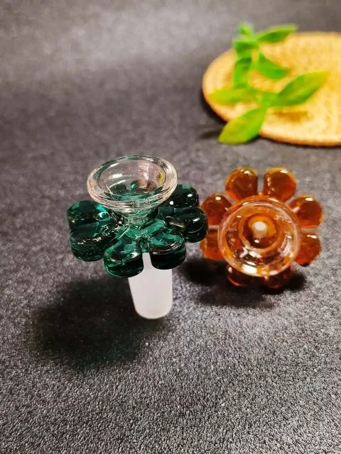14mm Flower Petal Glass Bong Bowl 14mm Flower Petal Glass Bong Bowl