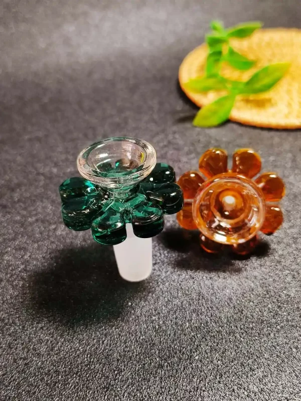 14mm Flower Petal Glass Bong Bowl