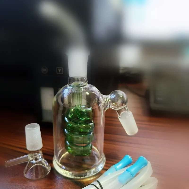 14mm Male 45 Degrees Spiral Perc Ash Catcher