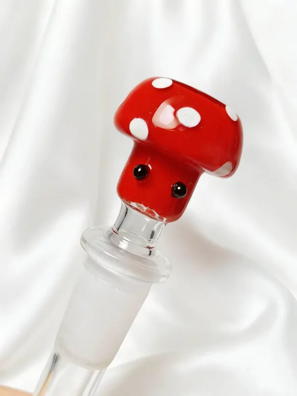 14mm Male Adorable Mushroom Glass Bowl Piece