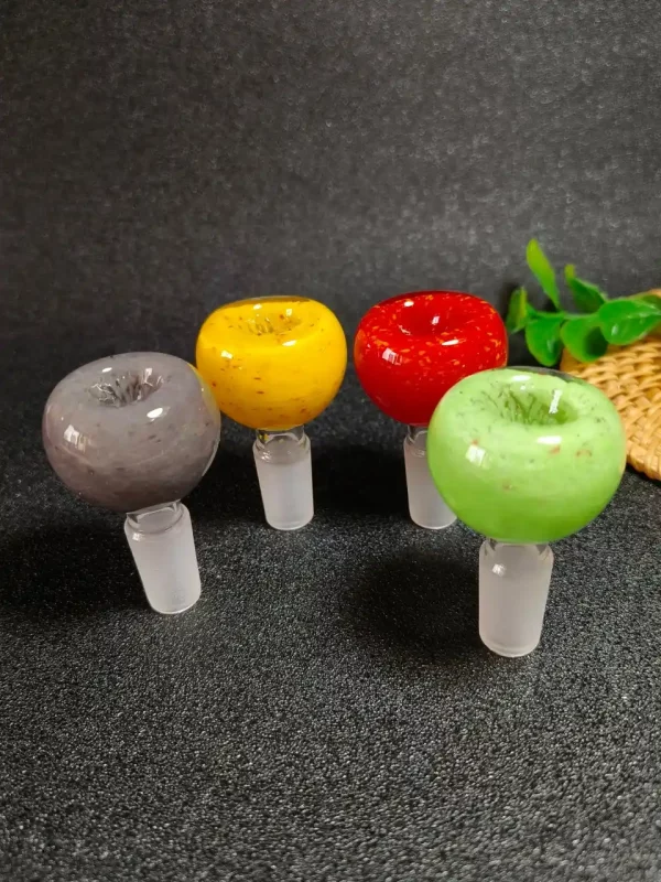 14mm Male Apple Glass Bong Bowl Slide