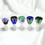 14mm Male Butterfly Series Glass Bowl Pieces